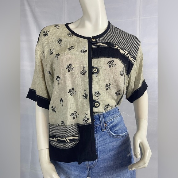 Vintage Spencer Alex Embroidered Blouse - Picture 1 of 5